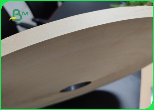 FDA Approved 60gsm 120gsm Brown Straw Paper For Drinks Shop Good Stiffness