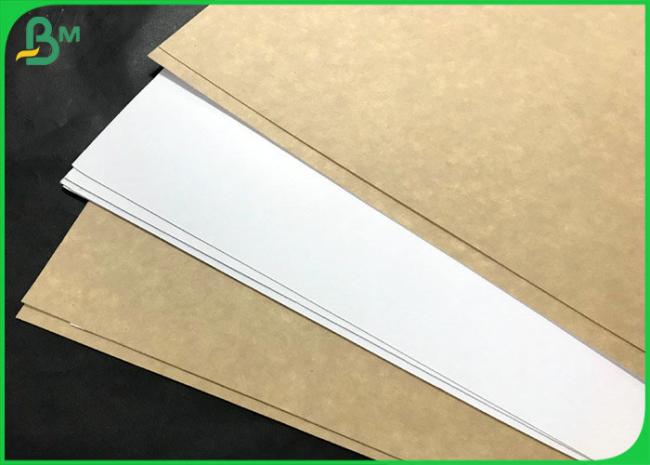 Virgin Kraft Board White Top Coated Surface Kraft Paper for Food Lunch Packaging Virgin Kraft Board White Top Coated Surface Kraft Paper for Food Lunch Packaging