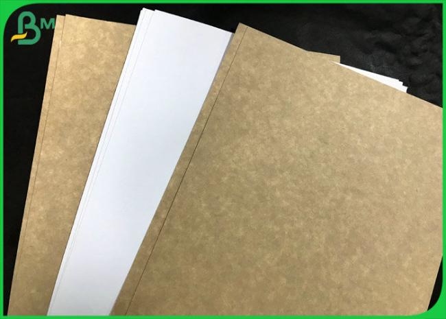 Virgin Kraft Board White Top Coated Surface Kraft Paper for Food Lunch Packaging Virgin Kraft Board White Top Coated Surface Kraft Paper for Food Lunch Packaging