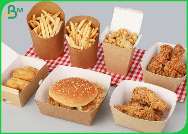 FDA Certified Food Board 270g 325g 365g For KFC Food Package FDA Certified Food Board 270g 325g 365g For KFC Food Package