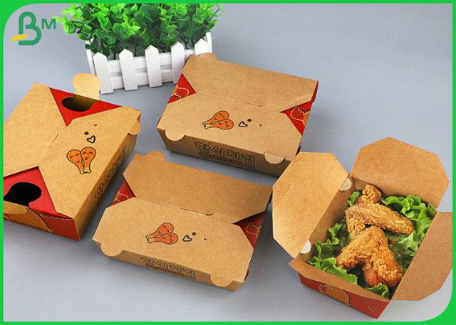 SGS Certification Approved Brown Kraft Liner 300g 350g For take away box SGS Certification Approved Brown Kraft Liner 300g 350g For take away box