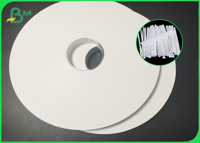 Degradable FDA Approved 24gsm 28gsm White Kraft Paper Roll For Packing Straws Degradable FDA Approved 24gsm 28gsm White Kraft Paper Roll For Packing Straws