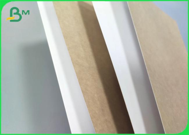 High Strength Food Grade Paper 325g 365g White Coated Brown Kraft Board For Bread Box High Strength Food Grade Paper 325g 365g White Coated Brown Kraft Board For Bread Box