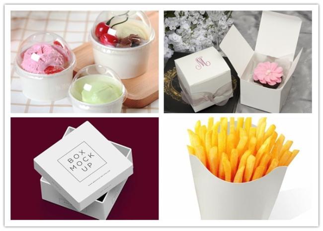 Food Package Pe Coated Recyclable White Kraft Paper Food Grade Food Package Pe Coated Recyclable White Kraft Paper Food Grade