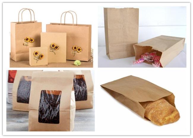 High Strength 120g Recyclable Brown Kraft Paper Shopping Bags High Strength 120g Recyclable Brown Kraft Paper Shopping Bags