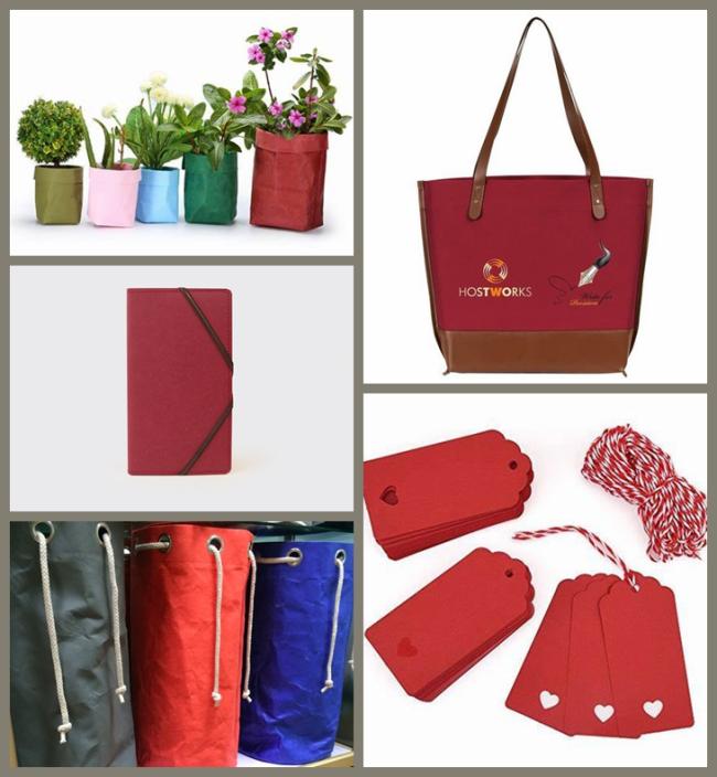 Reusable Kraft Paper Fabric Washable Paper 0.55mm Red Color 150cm Reusable Kraft Paper Fabric Washable Paper 0.55mm Red Color 150cm