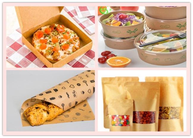Greaseproof Single PE Coated Brown Kraft Paper For Food Packing Greaseproof Single PE Coated Brown Kraft Paper For Food Packing
