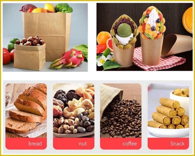 70gsm 80gsm + 10g PE Coated Brown Kraft Paper For Snack Bag Waterproof 70gsm 80gsm + 10g PE Coated Brown Kraft Paper For Snack Bag Waterproof