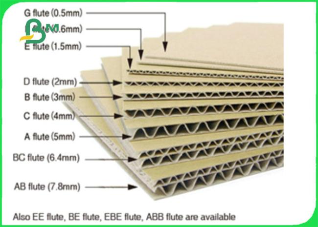 120g + 150g Single Face Color Corrugated Paper Board For Furniture Package 120g + 150g Single Face Color Corrugated Paper Board For Furniture Package