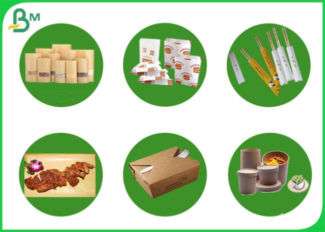 790mm 140g + 15g PE Coated Kraft Paper Glossy Greaseproof In Roll 790mm 140g + 15g PE Coated Kraft Paper Glossy Greaseproof In Roll