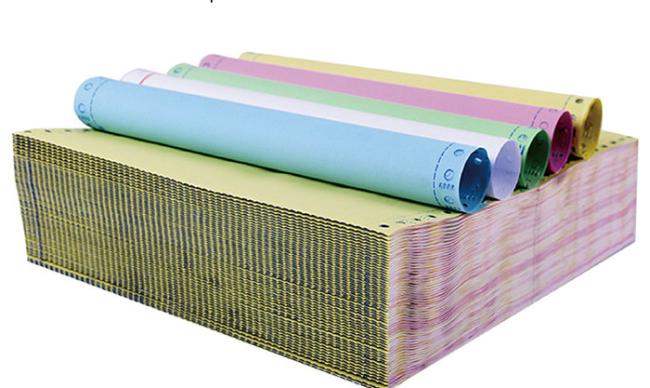 Multiple Color Ncr Carbonless Copy Paper 50gsm / 55gsm Printing Paper Roll Multiple Color Ncr Carbonless Copy Paper 50gsm / 55gsm Printing Paper Roll