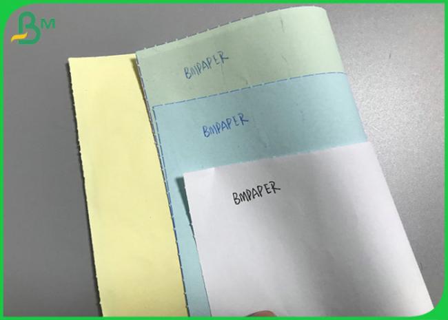 Multiple Color Ncr Carbonless Copy Paper 50gsm / 55gsm Printing Paper Roll Multiple Color Ncr Carbonless Copy Paper 50gsm / 55gsm Printing Paper Roll