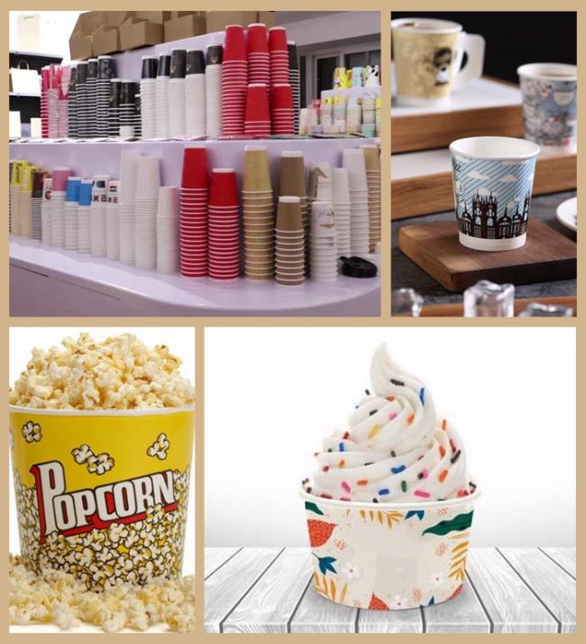 Compostable Cupstock PE Coated Paper For Beverage 100% OBA free 79 * 109cm Compostable Cupstock PE Coated Paper For Beverage 100% OBA free 79 * 109cm