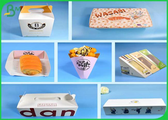 210g 300g PE Coated Paper White Card For Making Pizza Box Oilproof 210g 300g PE Coated Paper White Card For Making Pizza Box Oilproof