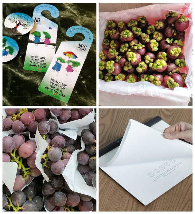 Tree Free 120g 192g Stone Paper For Mangosteen Package Tear Resistant Tree Free 120g 192g Stone Paper For Mangosteen Package Tear Resistant