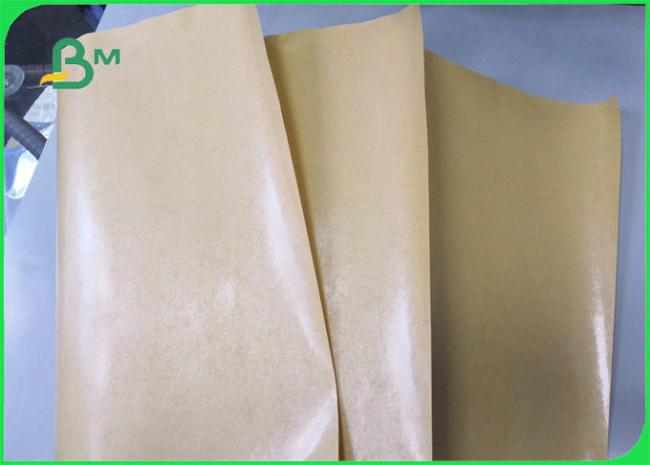 Greaseproof Brown Single Side Food Grade PE Coated Paper For Fast Food Greaseproof Brown Single Side Food Grade PE Coated Paper For Fast Food
