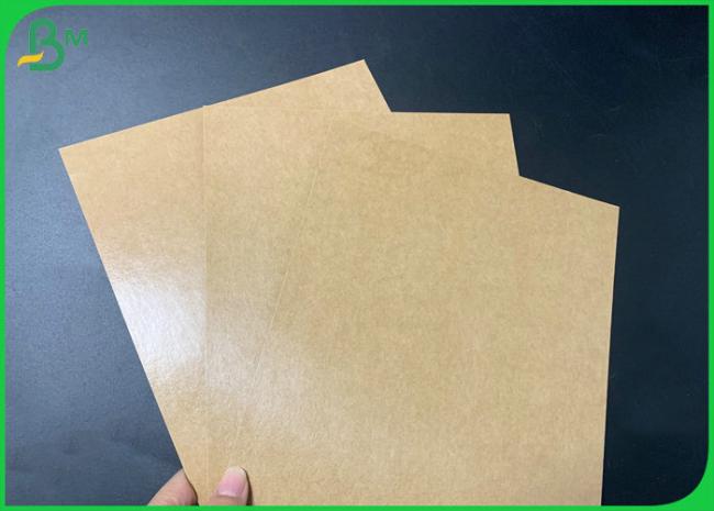 High Stiffness 300gsm Brown Kraft Paper With PE Coated For Making Lunch Box High Stiffness 300gsm Brown Kraft Paper With PE Coated For Making Lunch Box