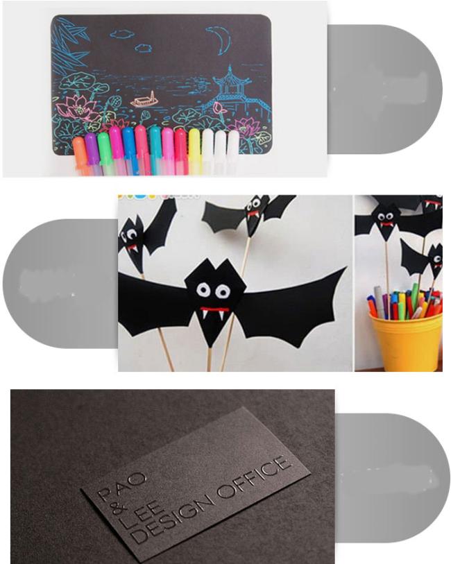 B1 Size Recycled Pulp 150g 200g black kraft cardstock paper sheets for hangtags B1 size Recycled Pulp 150G 200G Black Kraft Cardstock Paper Sheets for Hangtags