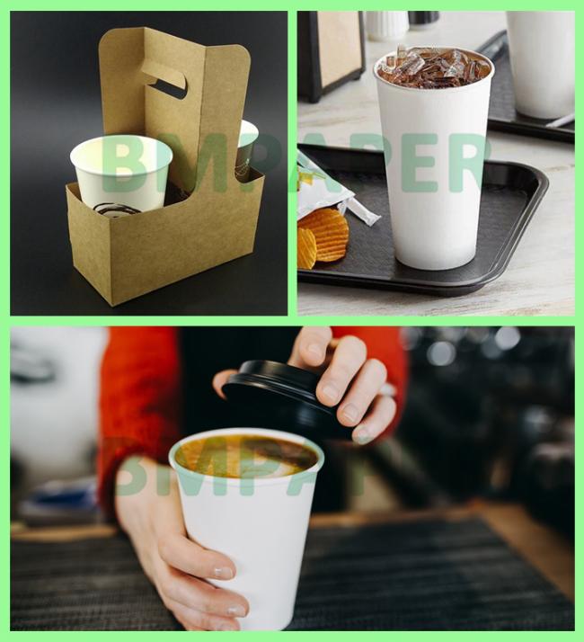 260gsm + 18g PE Coated Cupstock Paper For Hot Drinks 600mm 650mm High Bulk 260gsm + 18g PE Coated Cupstock Paper For Hot Drinks 600mm 650mm High Bulk