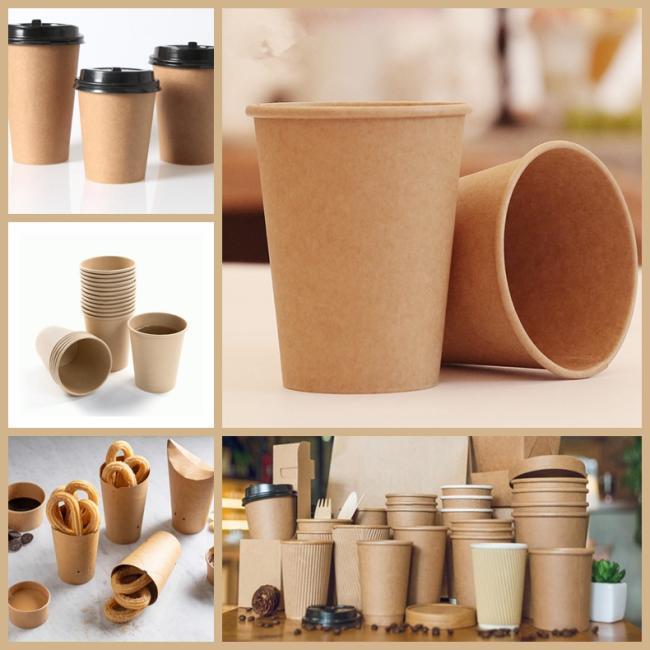 Natural cup stock paper Natural cup stock paper