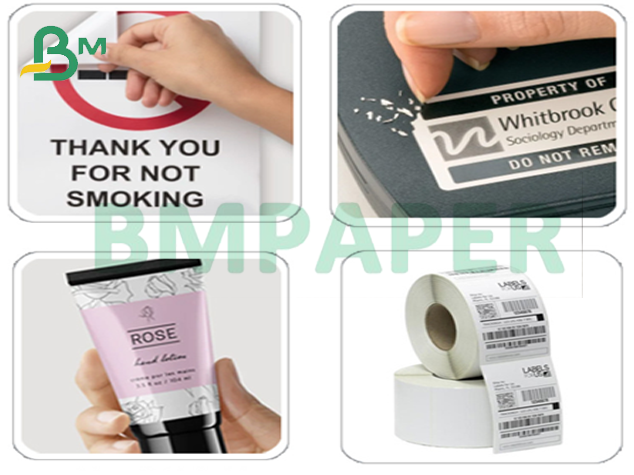 1072mm 78gsm Cast Coated +60gsm Glassine Liner Adhesive Paper For Label Printing 1072mm 78gsm Cast Coated +60gsm Glassine Liner Adhesive Paper For Label Printing
