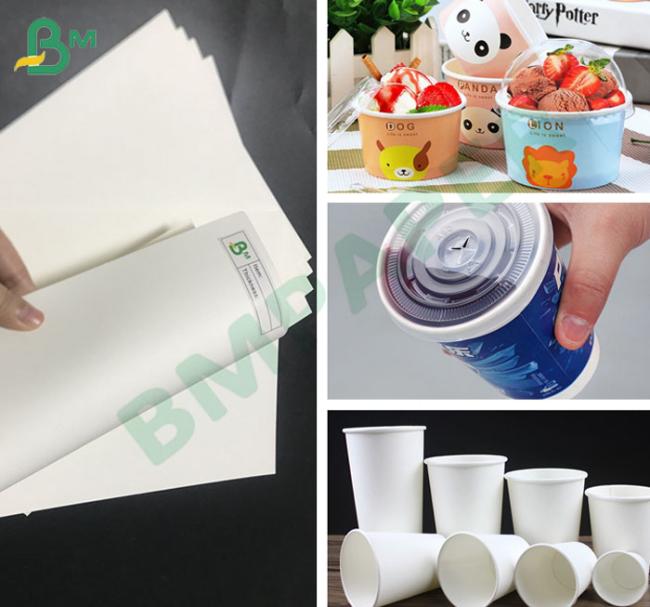 15g PE Coated 150grs To 330grs White Cardboard For Ice Cream Cup Carton 15g PE Coated 150grs To 330grs White Cardboard For Ice Cream Cup Carton