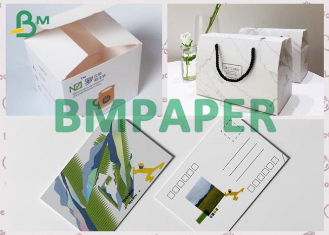 0.31mm 0.38mm Foldcoat Board Coated Glossy For Blank Postcard 0.31mm 0.38mm Foldcoat Board Coated Glossy For Blank Postcard