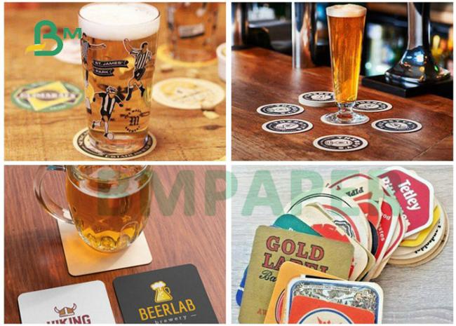 70x100cm Sheet Size White Beermats Paper 325GSM 390GSM For Coasters 70x100cm Sheet Size White Beermats Paper 325GSM 390GSM For Coasters