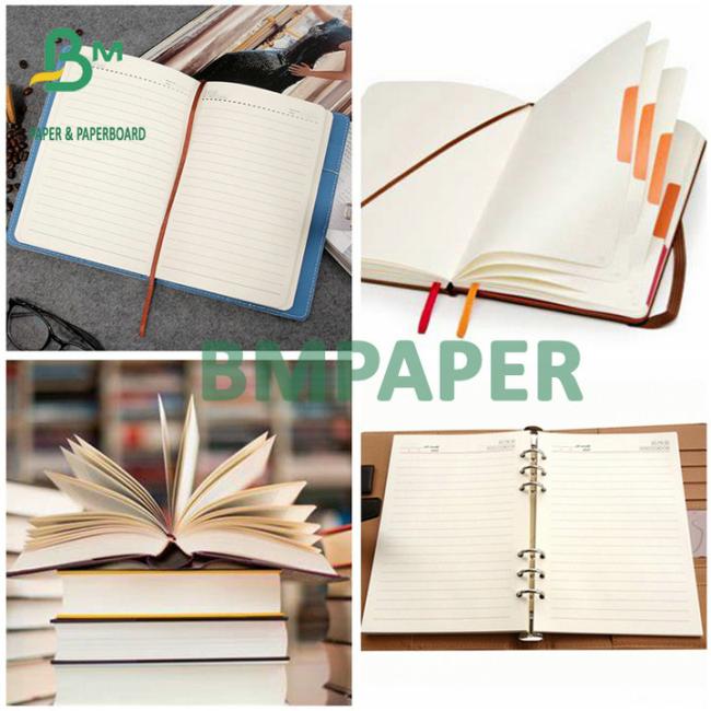 Sheet Packing 65g 70g Cream Offset Paper Uncoated For Notebook Printing Sheet Packing 65g 70g Cream Offset Paper Uncoated For Notebook Printing