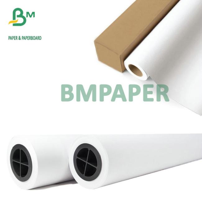 Premium Coated Color Bond 28# Matte Finish White Paper Roll 24''x150ft Premium Coated Color Bond 28# Matte Finish White Paper Roll 24''x150ft