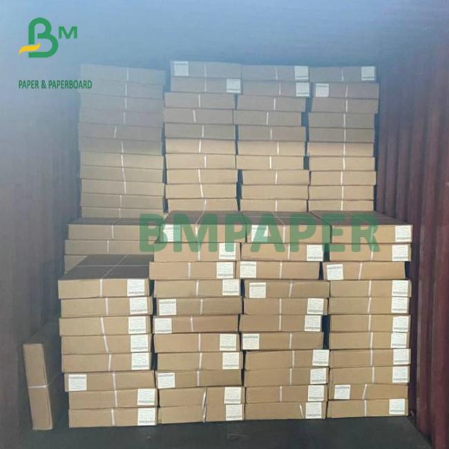 Premium Coated Color Bond 28# Matte Finish White Paper Roll 24''x150ft Premium Coated Color Bond 28# Matte Finish White Paper Roll 24''x150ft
