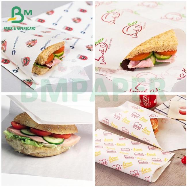 Greaseproof 34grs 40grs 50grs Hamburger Paper Kit 3 Kit 4 For Food Packaging Greaseproof 34grs 40grs 50grs Hamburger Paper Kit 3 Kit 4 For Food Packaging