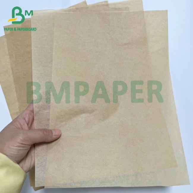 40g Smooth Kit 7 Oilproof Brown Food Wrapping Sandwitch Paper 40g Smooth Kit 7 Oilproof Brown Food Wrapping Sandwitch Paper