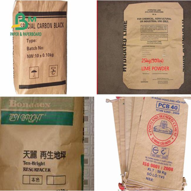 Strong Extensible High Porosity Paper 70g 80g 90g For Cement Sack Manufacturing Strong Extensible High Porosity Paper 70g 80g 90g For Cement Sack Manufacturing