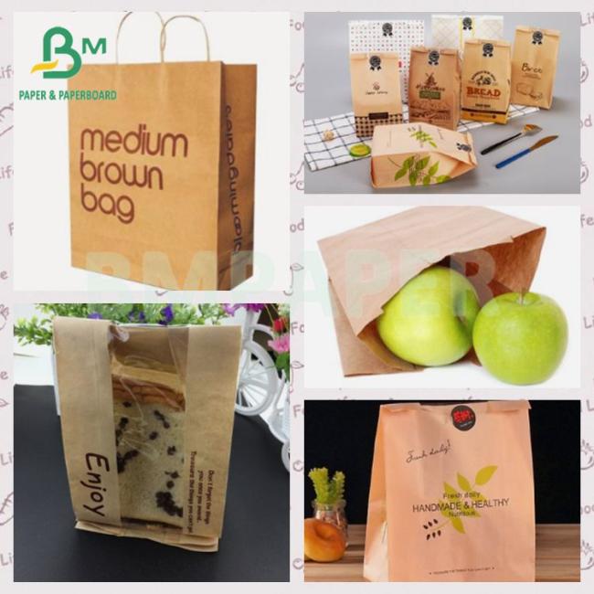 Food Grade 40 45 GSM Unbleached Brown Tea Bag Bread Bag Paper Food Grade 40 45 GSM Unbleached Brown Tea Bag Bread Bag Paper