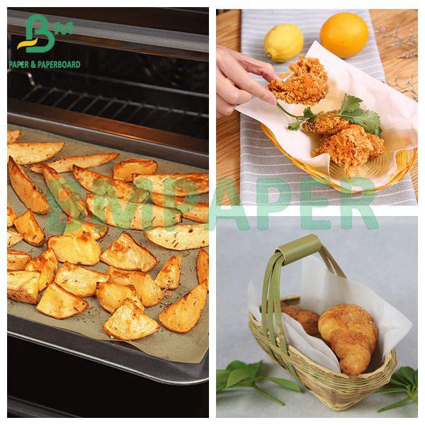 38gsm 50gsm Non Stick White Greaseproof Paper For Baking Roasting Kit3 Kit 5 38gsm 50gsm Non Stick White Greaseproof Paper For Baking Roasting Kit3 Kit 5