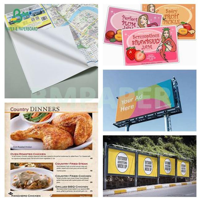 Untearable Waterproof 180 300 Micron PP Synthetic Inkjet Printing Paper Untearable Waterproof 180 300 Micron PP Synthetic Inkjet Printing Paper
