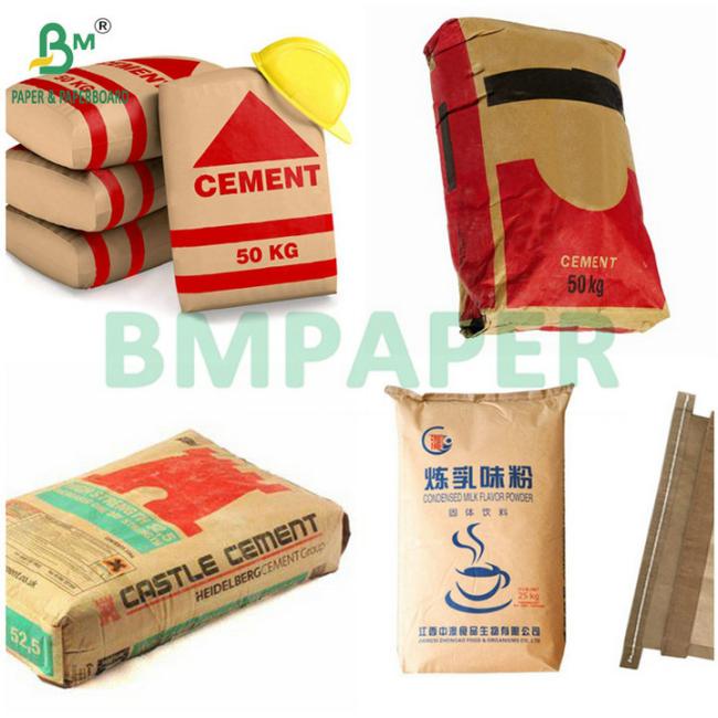 75grs 80grs Brown Semi Extensible Cement Sack Kraft Paper 1020mm 1120mm 75grs 80grs Brown Semi Extensible Cement Sack Kraft Paper 1020mm 1120mm