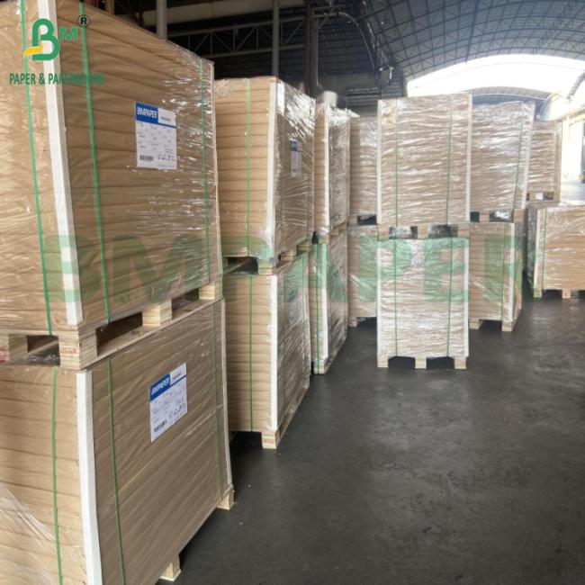 200g - 365g Clay Coated Recycled Paperboard CCKB Kraft Back For Carton Boxes 200g - 365g Clay Coated Recycled Paperboard CCKB Kraft Back For Carton Boxes