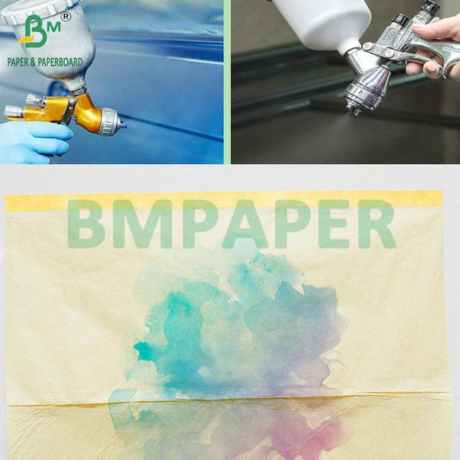 70gsm Brown Durable Car Masking Paper For Car Paint Jobs 80' Celcius Resistant 70gsm Brown Durable Car Masking Paper For Car Paint Jobs 80' Celcius Resistant