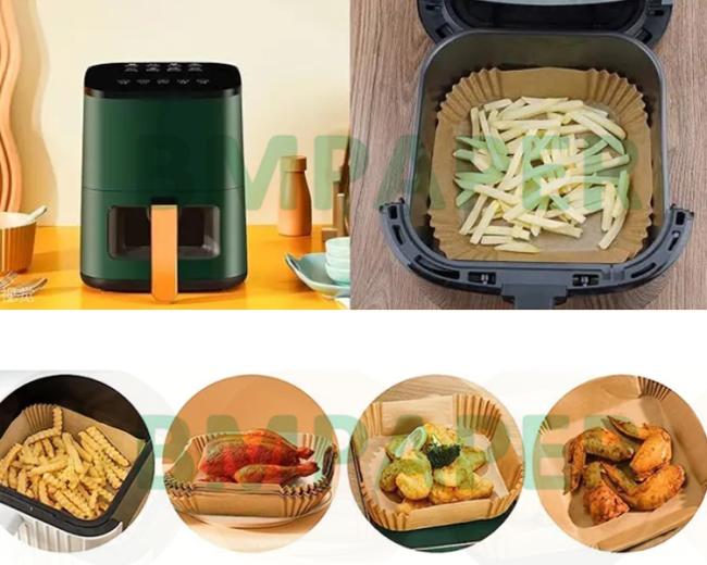 40GSM Food Oven Air Fryer Liner Paper For French Fries Heat Resistant 50 x 70cm 40GSM Food Oven Air Fryer Liner Paper For French Fries Heat Resistant 50 x 70cm