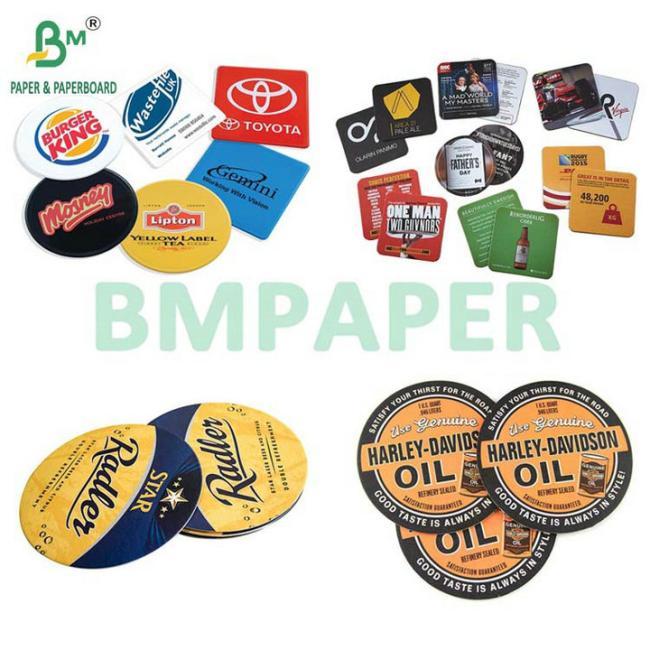0.7MM 1.2MM High Bulk Eco Drinking Absorbent Paper For Coasters 0.7MM 1.2MM High Bulk Eco Drinking Absorbent Paper For Coasters