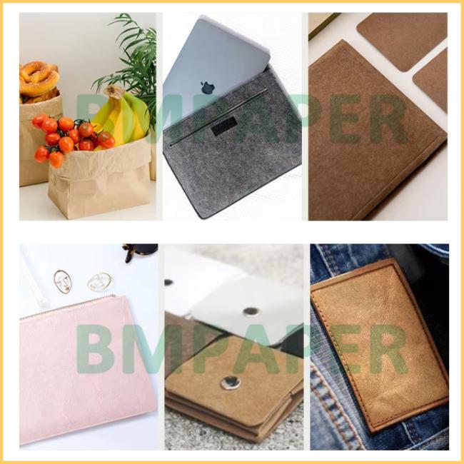 0.35mm 0.55mm Washable Kraft Tex Paper For Tote Bag Eco - friendly Waterproof 0.35mm 0.55mm Washable Kraft Tex Paper For Tote Bag Eco - friendly Waterproof
