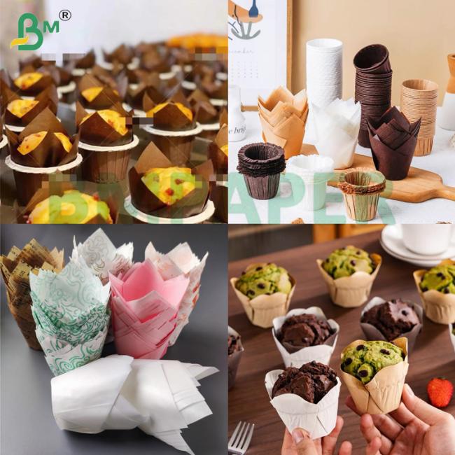 38g 40g White Non Stick Cupcake Wrapper Paper For Muffin 38g 40g White Non Stick Cupcake Wrapper Paper For Muffin