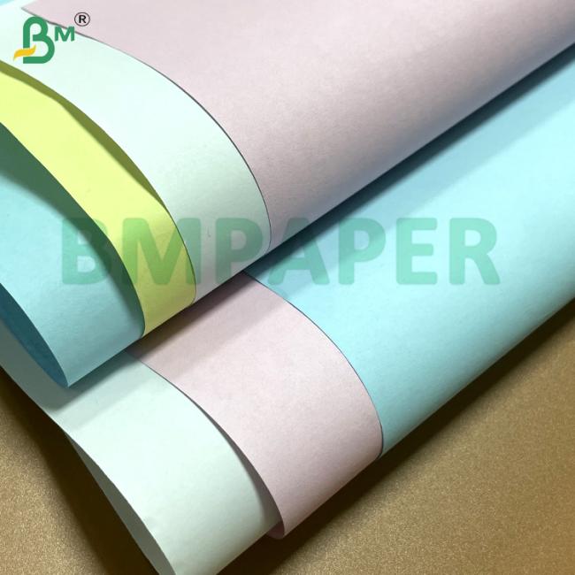 50-75gsm Colored Carbonless Paper CB / CF / CFB A2 650x910mm & Letter Size for Receipt & Form Printing 50-75gsm Colored Carbonless Paper CB / CF / CFB A2 650x910mm & Letter Size for Receipt & Form Printing