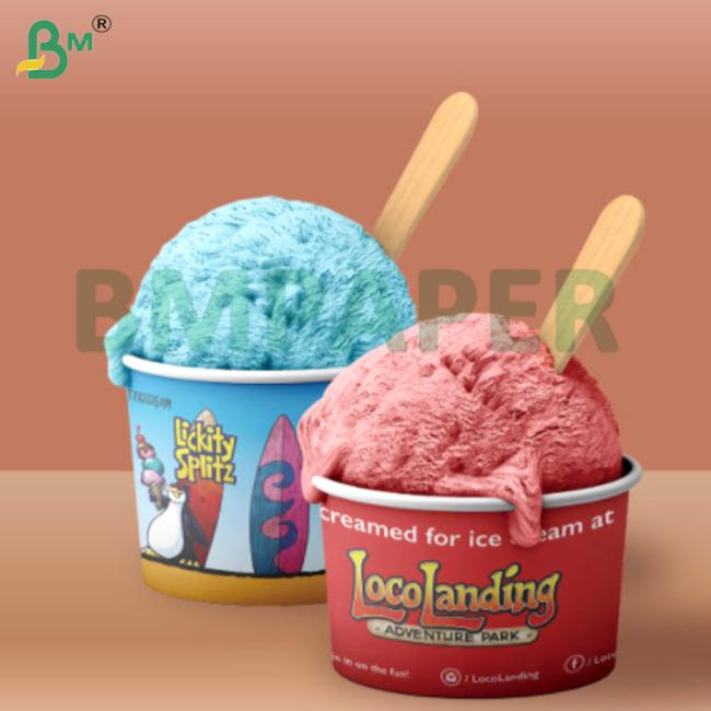 280g + 20g PE Single Side Coated Food Grade White Cup Stock Paper Ice Cream Cup Drinks Cup 280g + 20g PE Single Side Coated Food Grade White Cup Stock Paper Ice Cream Cup Drinks Cup