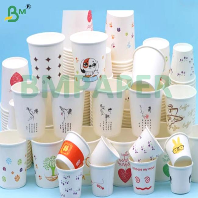 250gsm + 15g Waterproof Strong Extensibility PE Cup Stock Paper For Hot & Cold Drink Drinks Cup 250gsm + 15g Waterproof Strong Extensibility PE Cup Stock Paper For Hot & Cold Drink Drinks Cup