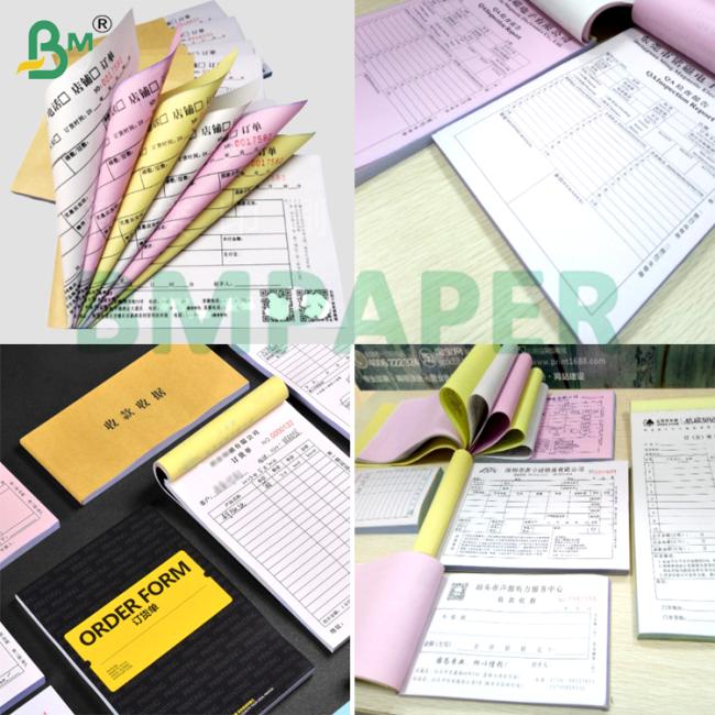 50gsm 60gsm Multiple Colors Black Image Carbonless Paper 8.5"*11" for Invoices Receipt 50gsm 60gsm Multiple Colors Black Image Carbonless Paper 8.5"*11" for Invoices Receipt