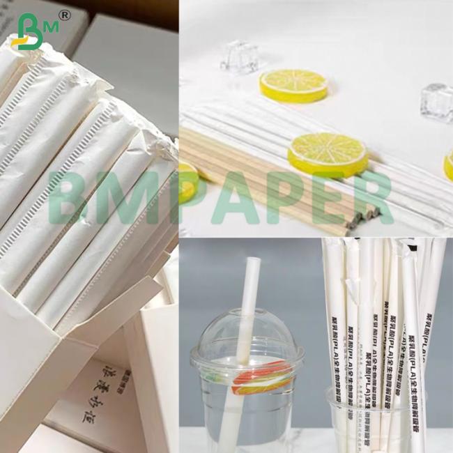 28gsm 27mm 30mm 34mm Food Grade Printable Straw Wrapping Paper In Roll Individually Packing 28gsm 27mm 30mm 34mm Food Grade Printable Straw Wrapping Paper In Roll Individually Packing