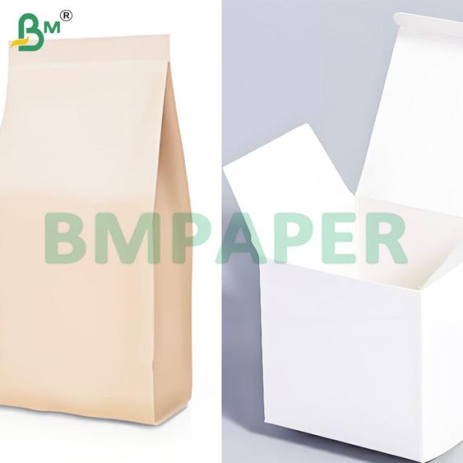 190gsm+15gsm PET Coated White Kraft Paper Sheets for Oven Use 190gsm+15gsm PET Coated White Kraft Paper Sheets for Oven Use